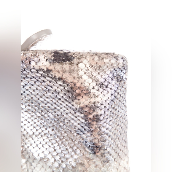 Henri bendel silver snakeprint Crossbody with silver chain - Picture 4 of 6